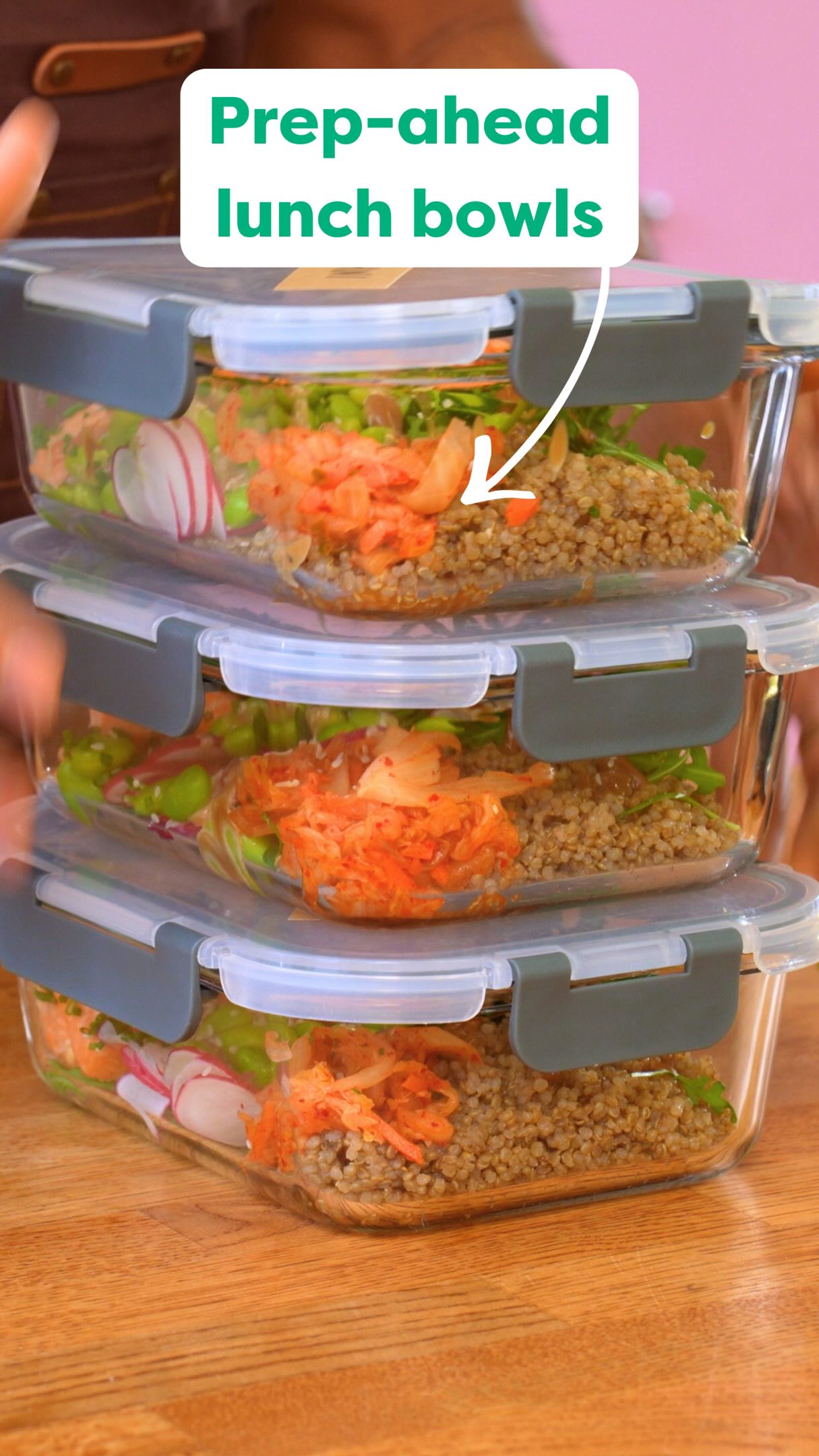 Hot Smoked Salmon and Tahini Soy Rice Bowl