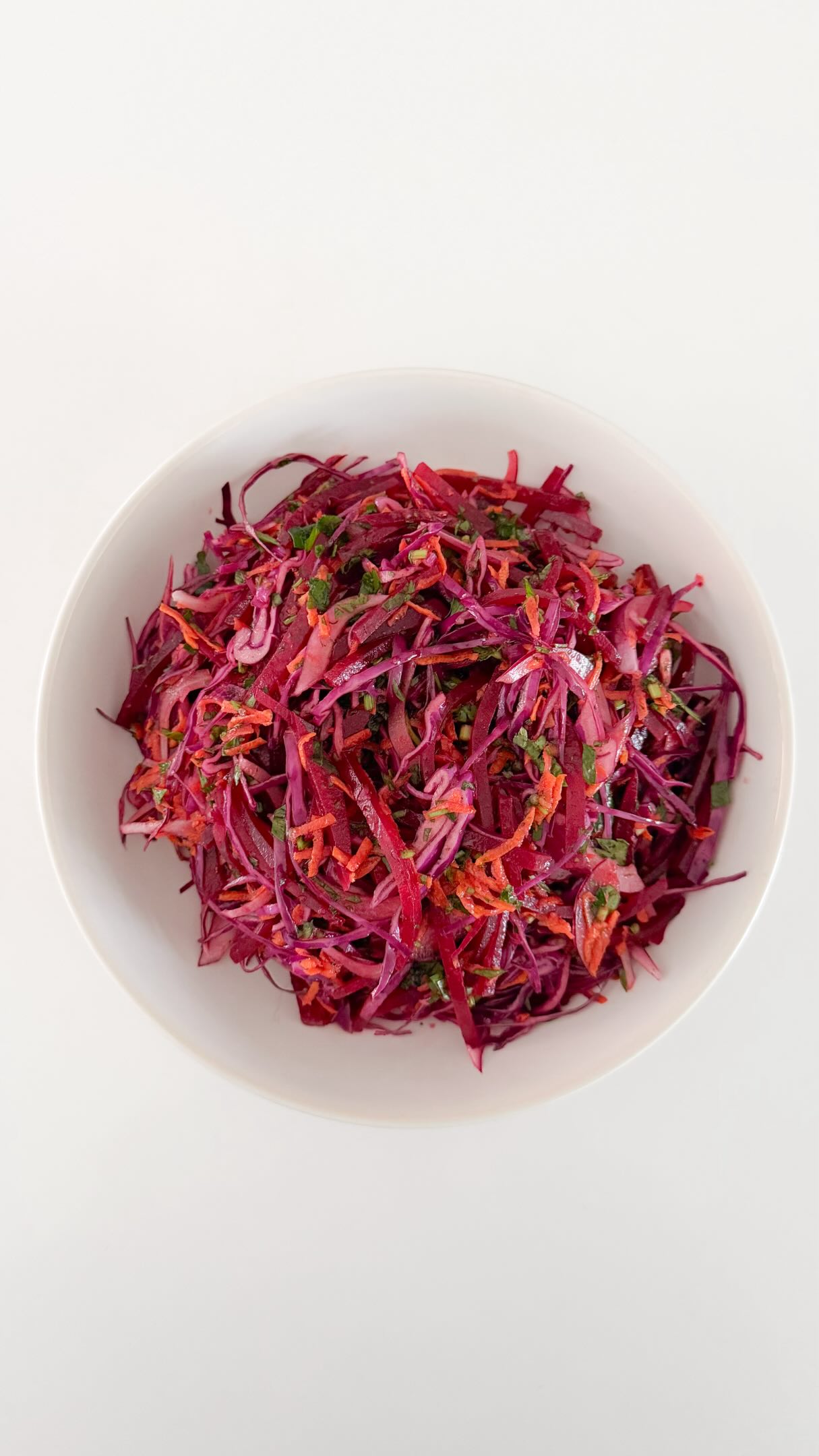 Red Cabbage & Beet Salad
