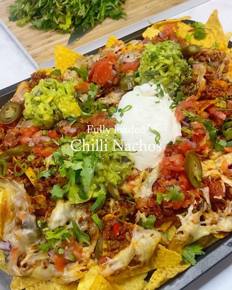 Loaded Chilli Cheese Nachos