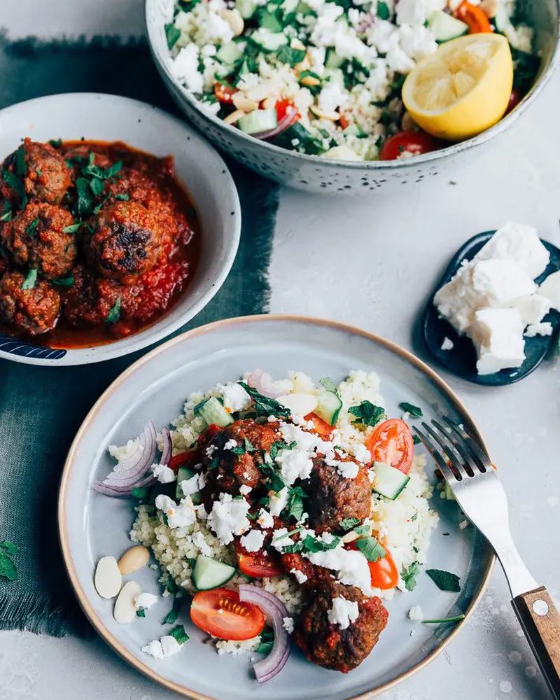 Couscous with Moroccan Meatballs