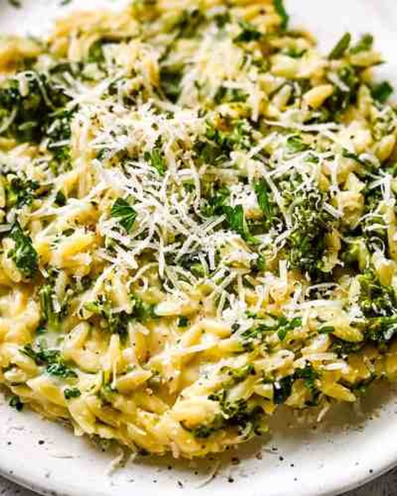Creamy Broccoli Orzo