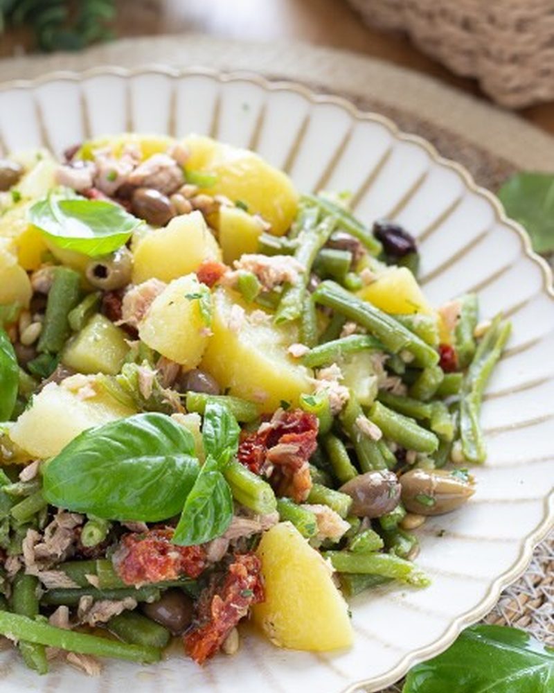 Insalata di Patate, Fagiolini e Tonno